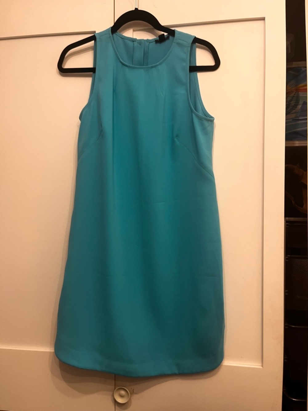 Sleeveless Light Teal Ann Taylor Shift Dress - Women